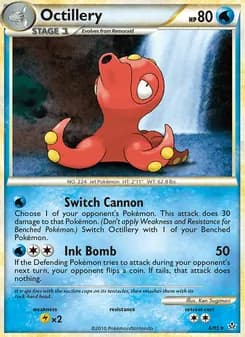 Octillery — Unleashed — Rare Holo