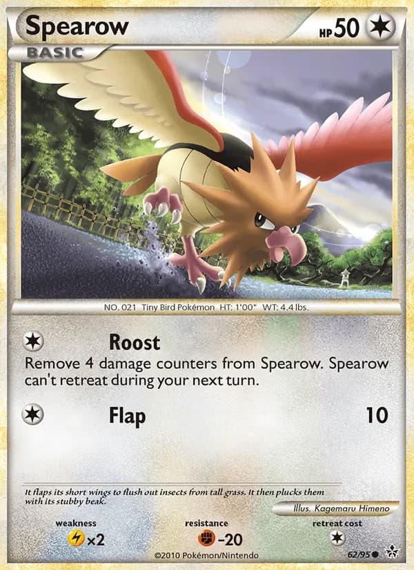 Spearow — Unleashed, Common