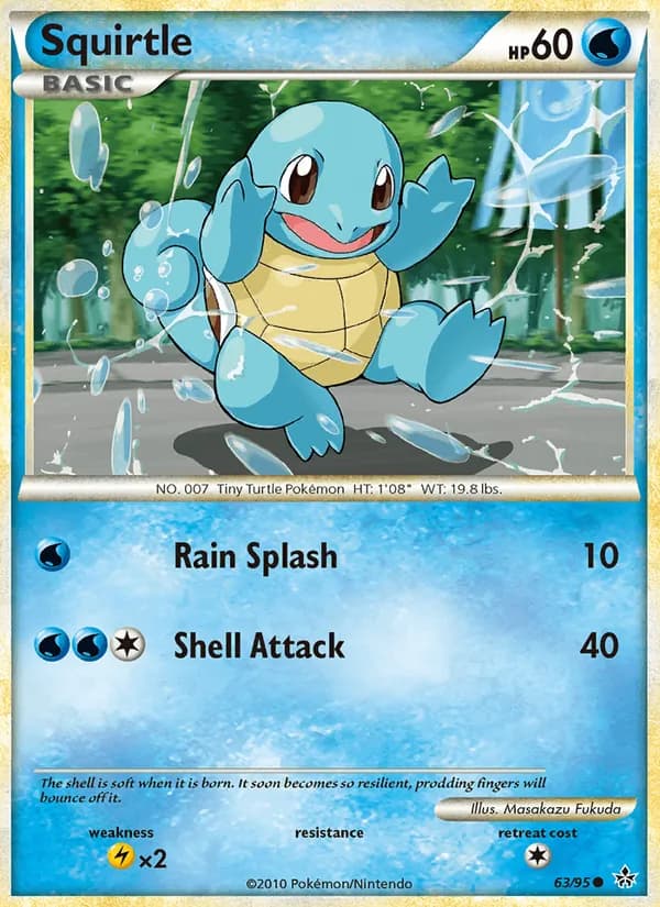 Squirtle — Unleashed, Common