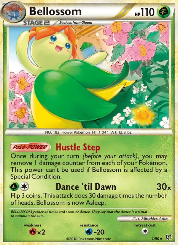 Bellossom — Undaunted, Rare Holo