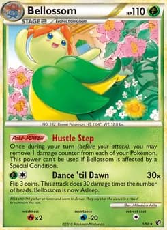 Bellossom — Undaunted — Rare Holo