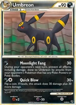 Umbreon — Undaunted — Rare Holo