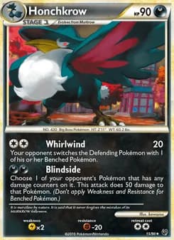 Honchkrow — Undaunted — Rare