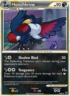 Honchkrow — Undaunted — Rare