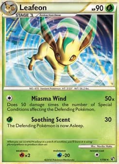 Leafeon — Undaunted — Rare