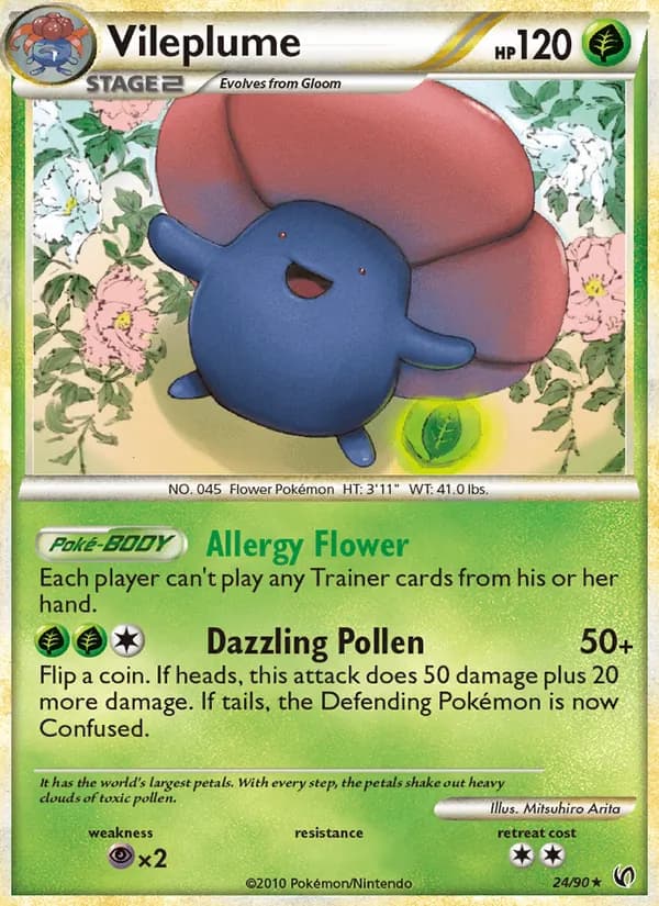 Vileplume — Undaunted, Rare