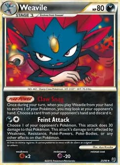 Weavile — Undaunted — Rare