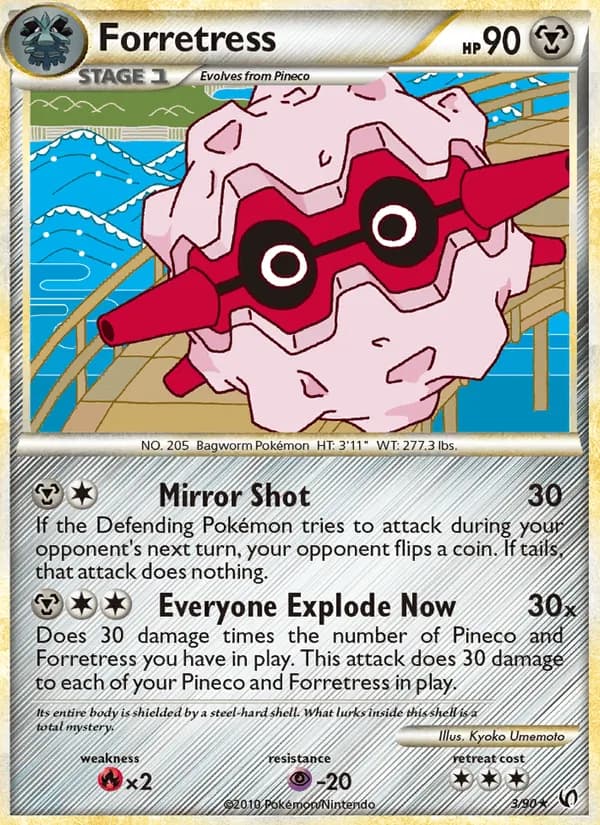 Forretress — Undaunted, Rare Holo