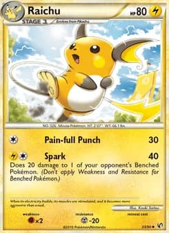Raichu — Undaunted — Uncommon