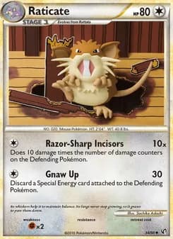 Raticate — Undaunted — Uncommon