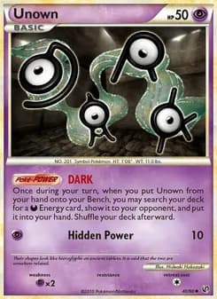 Unown — Undaunted — Uncommon