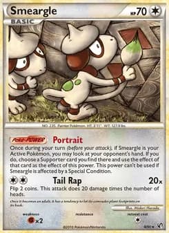 Smeargle — Undaunted — Rare Holo