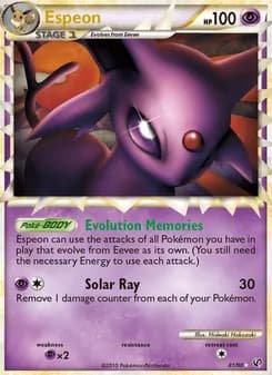 Espeon — Undaunted — Rare PRIME