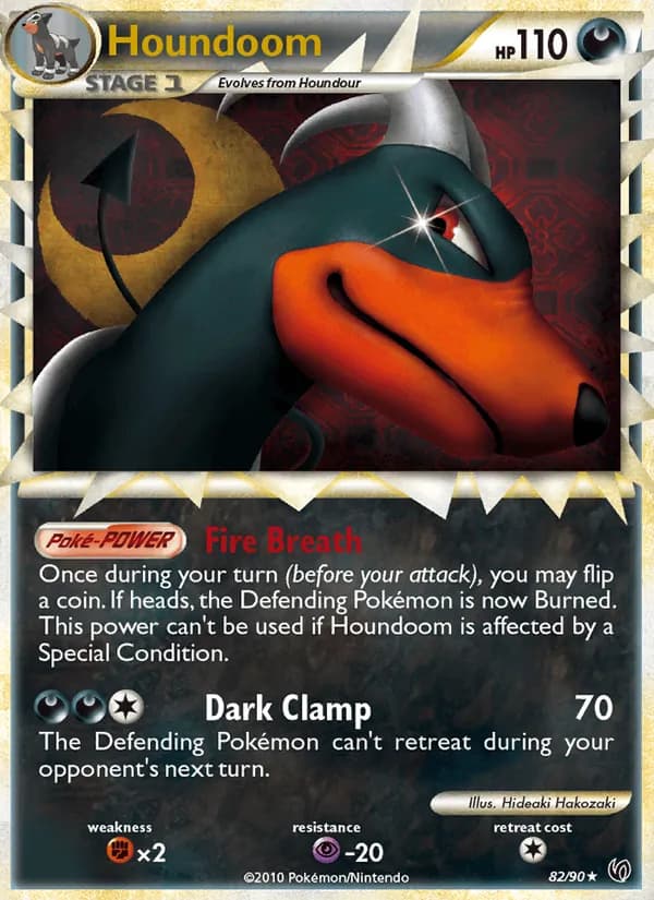 Houndoom — Undaunted, Rare PRIME