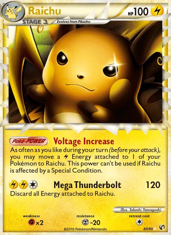 Raichu — Undaunted, Rare PRIME