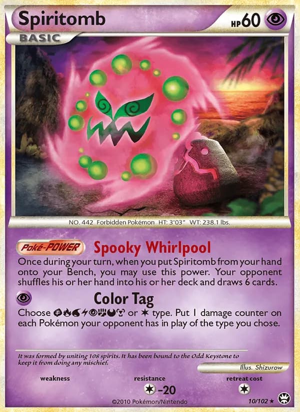 Spiritomb — Triumphant, Rare Holo