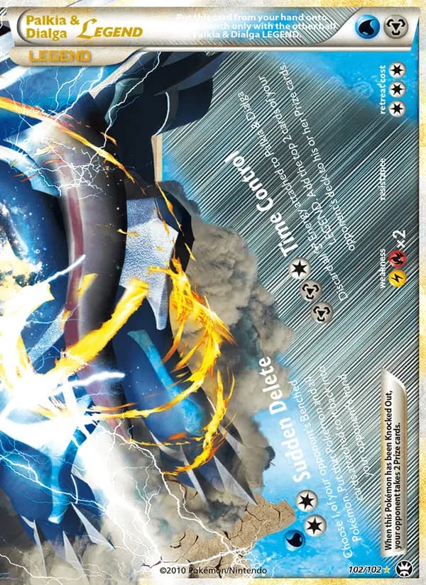 Palkia & Dialga LEGEND — Triumphant, LEGEND