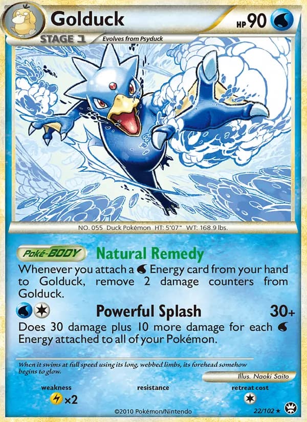 Golduck — Triumphant, Rare