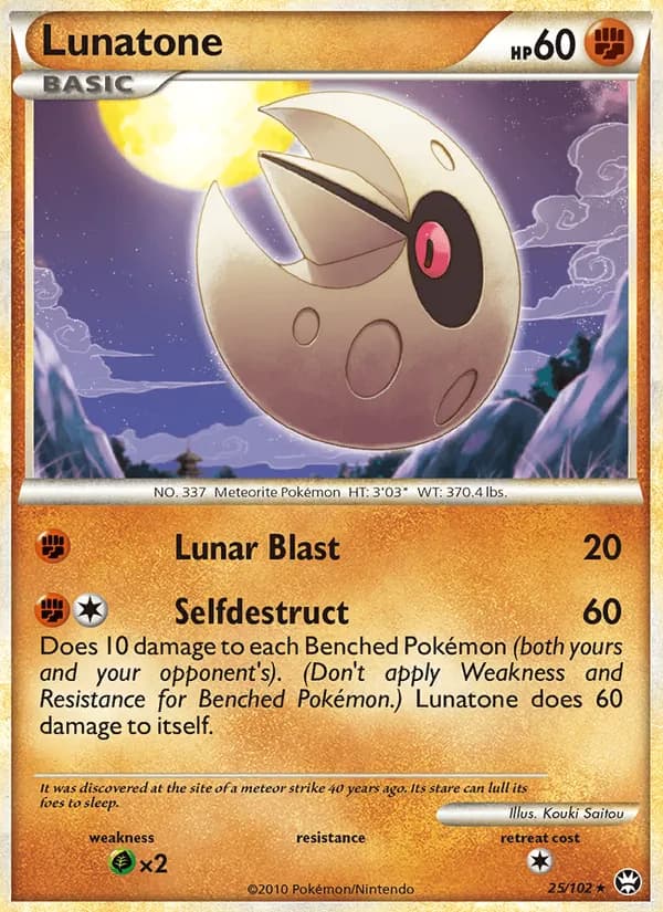 Lunatone — Triumphant, Rare