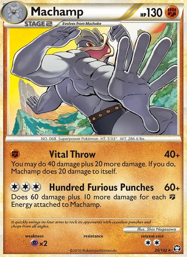 Machamp — Triumphant, Rare