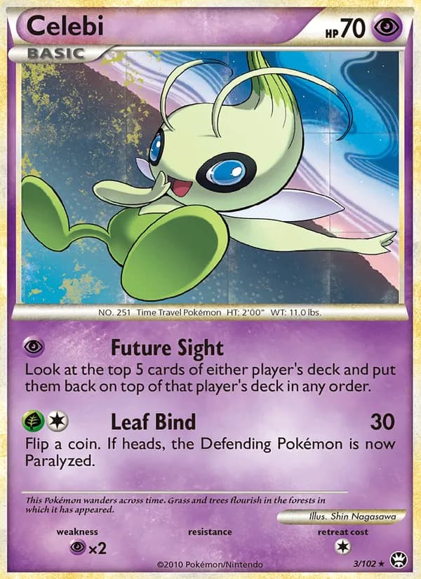 Celebi — Triumphant, Rare Holo