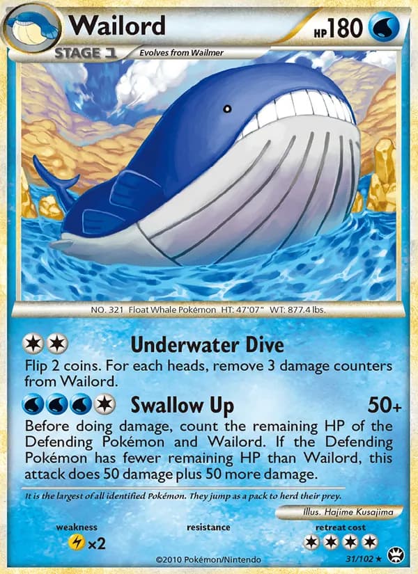 Wailord — Triumphant, Rare
