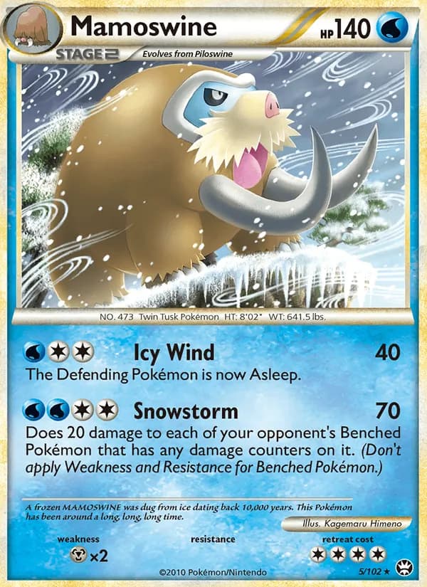 Mamoswine — Triumphant, Rare Holo