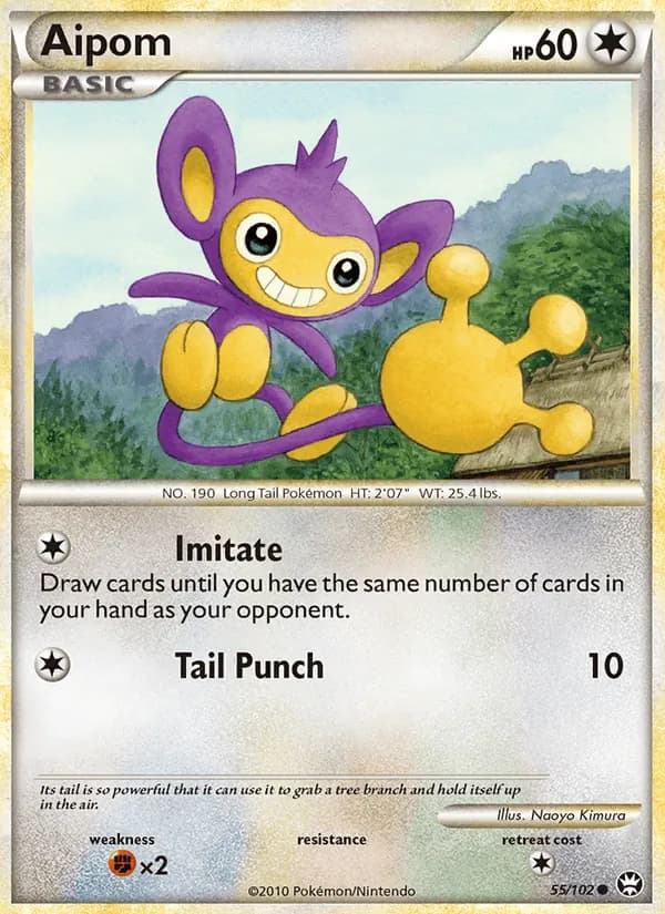 Aipom — Triumphant, Common