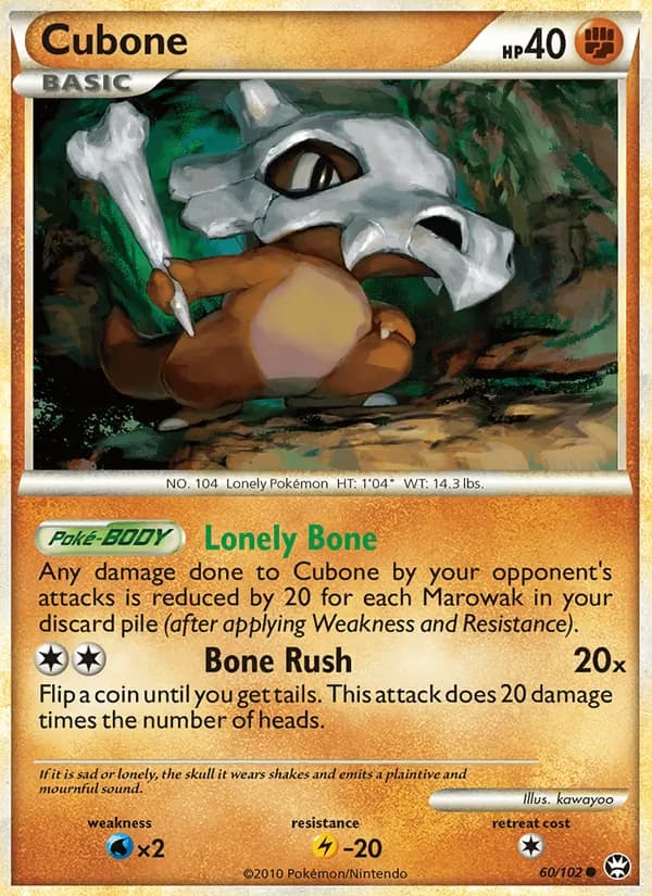 Cubone — Triumphant, Common