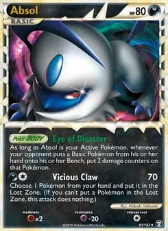Absol — Triumphant — Rare PRIME