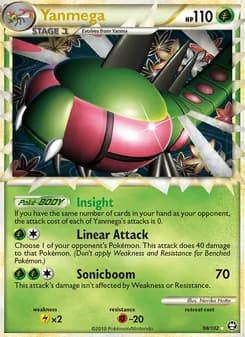 Yanmega — Triumphant — Rare PRIME