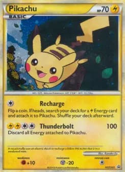 Pikachu — HGSS Black Star Promos