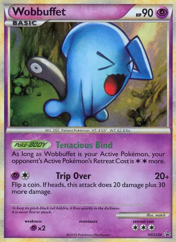 Wobbuffet — HGSS Black Star Promos, Common