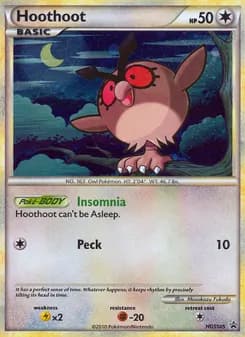 Hoothoot — HGSS Black Star Promos — Common