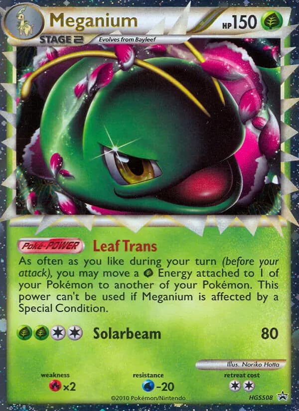 Meganium — HGSS Black Star Promos, Common