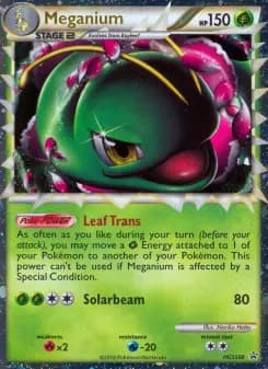 Meganium — HGSS Black Star Promos — Common