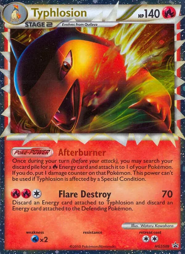 Typhlosion — HGSS Black Star Promos, Common