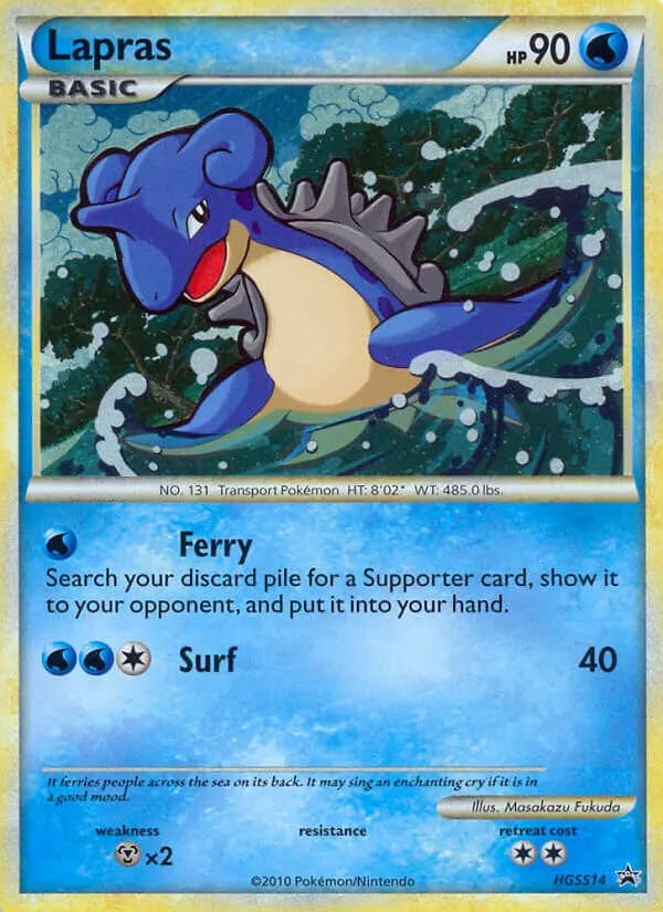 Lapras — HGSS Black Star Promos, Common