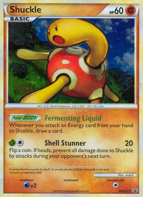 Shuckle — HGSS Black Star Promos, Common