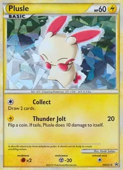 Plusle — HGSS Black Star Promos — Common
