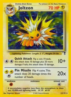 Jolteon — Legendary Collection — Rare
