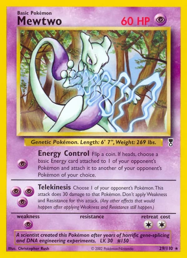 Mewtwo — Legendary Collection, Rare