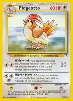 Pidgeotto — Legendary Collection — Rare