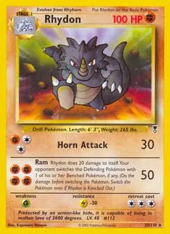 Rhydon — Legendary Collection — Rare