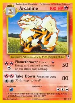 Arcanine — Legendary Collection — Uncommon