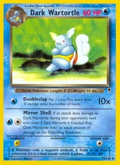 Dark Wartortle — Legendary Collection — Uncommon