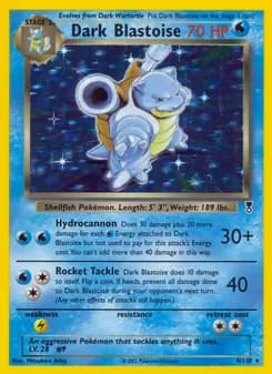 Dark Blastoise — Legendary Collection — Rare