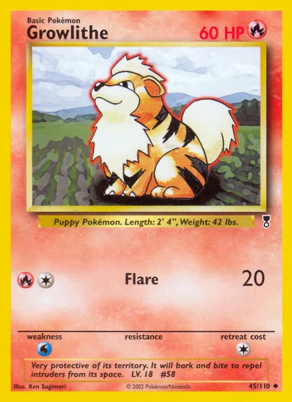 Growlithe — Legendary Collection, Uncommon