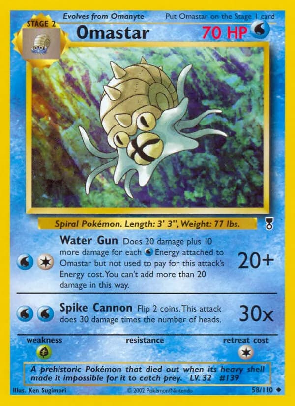 Omastar — Legendary Collection, Uncommon
