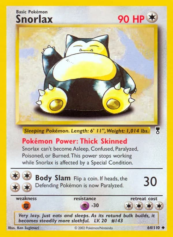 Snorlax — Legendary Collection, Uncommon